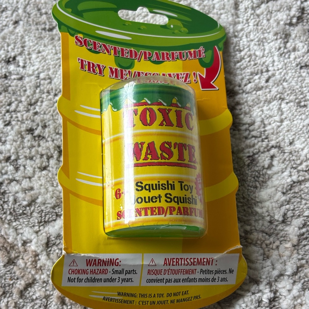 Toxic Waste Scented Squishi Toy - Yellow & Green